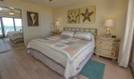 The Master Bedroom Features a King Size Bed 